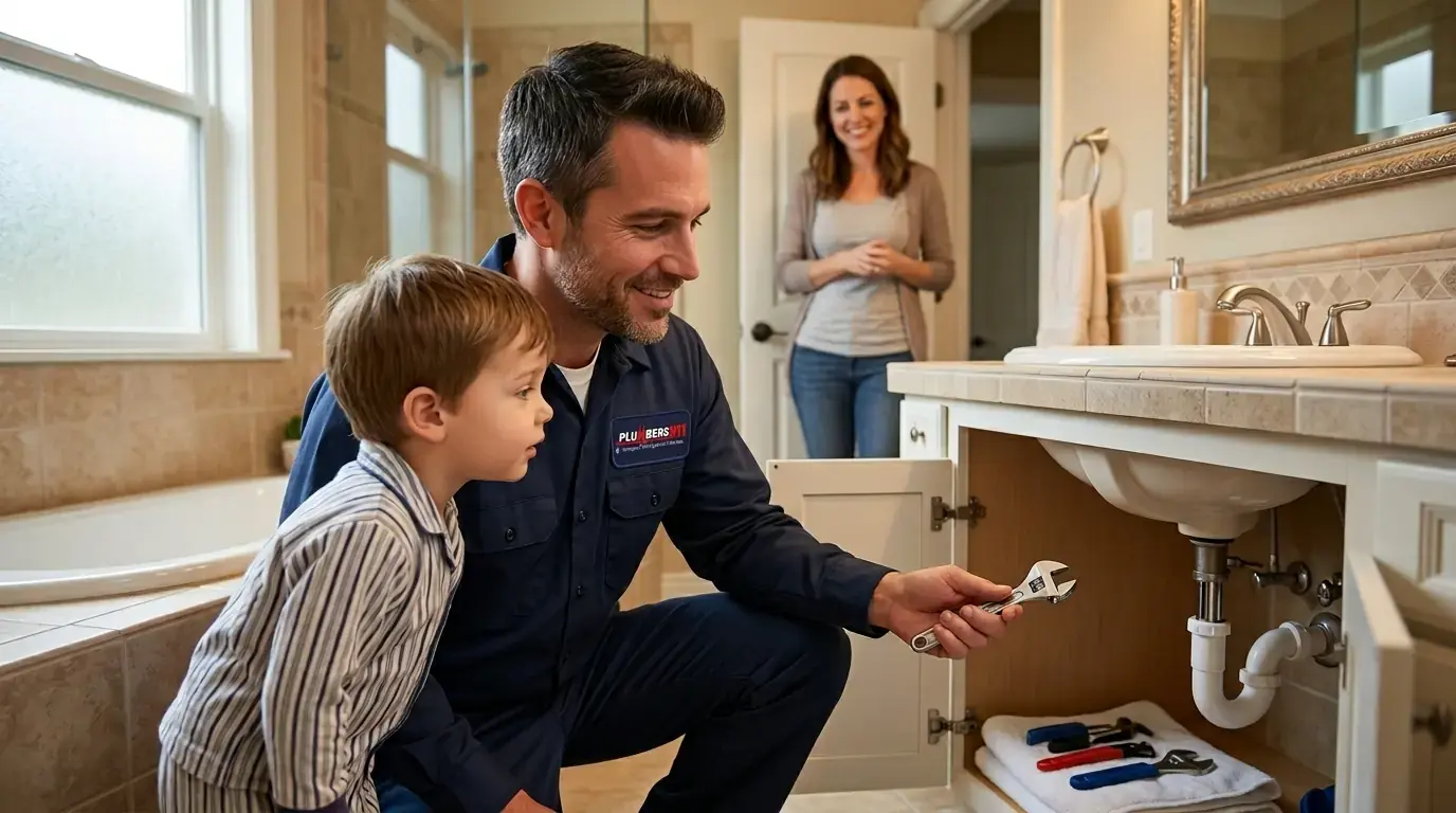 Licensed plumber at work in Libertyville, IL